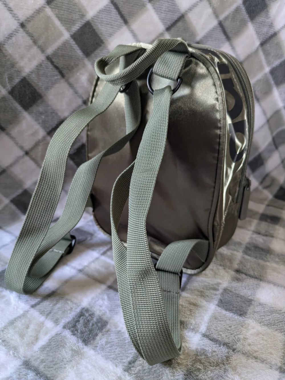 Adidas Women’s Metallic Olive Mini Backpack